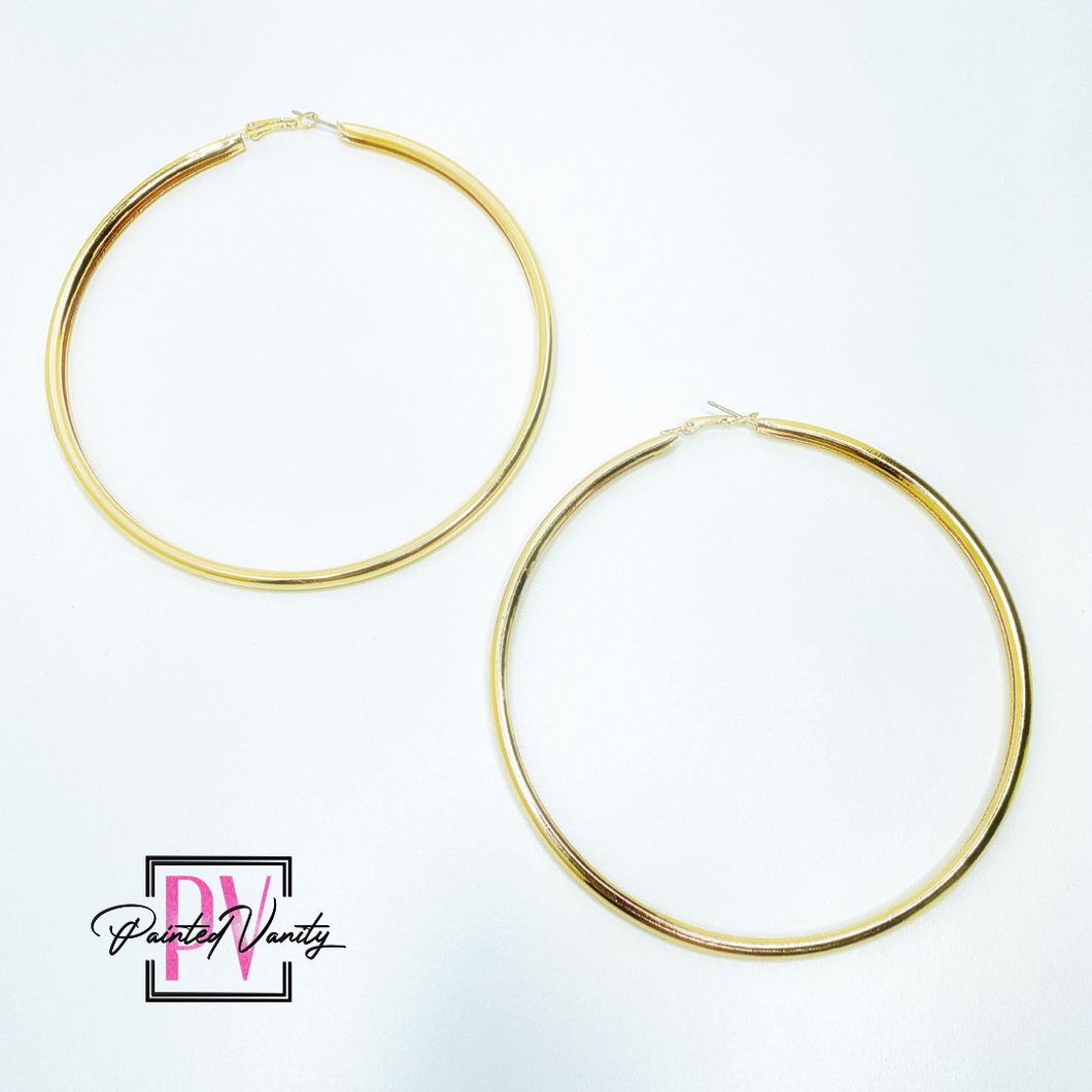 NOT SO BASIC BASIC HOOP EARRINGS