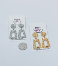 Load image into Gallery viewer, RETRO &quot;SQUARE&quot; DROP EARRINGS SET

