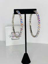 Load image into Gallery viewer, UNICORN &quot;SILVER&quot; HOOP EARRINGS
