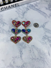 Load image into Gallery viewer, LOVE ALL OVER DROP EARRINGS
