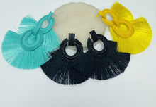 Load image into Gallery viewer, VACAY “BLACK” DROP EARRINGS
