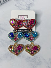 Load image into Gallery viewer, LOVE ALL OVER DROP EARRINGS
