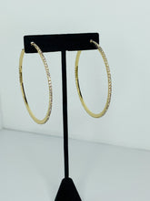 Load image into Gallery viewer, GIRLZ BESTFRIEND “GOLD” HOOP EARRINGS
