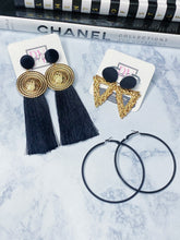 Load image into Gallery viewer, KITTY CAT HOOP EARRINGS
