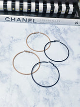 Load image into Gallery viewer, KITTY CAT HOOP EARRINGS
