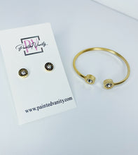 Load image into Gallery viewer, ROMANCE IV “GOLD” STUD EARRINGS
