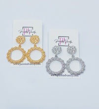 Load image into Gallery viewer, RETRO &quot;CIRCLE&quot; DROP EARRINGS SET
