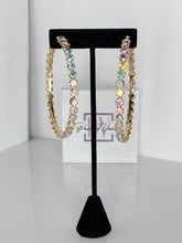 Load image into Gallery viewer, UNICORN &quot;GOLD&quot; HOOP EARRINGS
