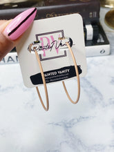 Load image into Gallery viewer, BARE WITH ME HOOP EARRINGS
