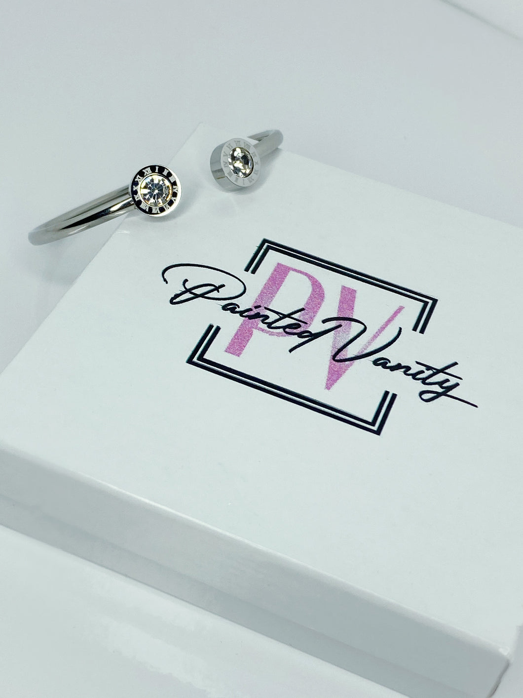 ROMANCE “SILVER” BANGLE BRACELET