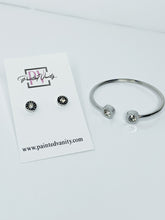 Load image into Gallery viewer, ROMANCE “SILVER” BANGLE BRACELET
