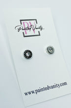 Load image into Gallery viewer, ROMANCE IV “SILVER” STUD EARRINGS
